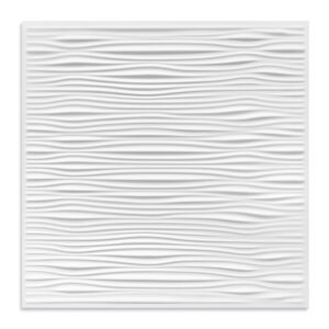 PVC Tile 2 x 2, white, 48 sqft