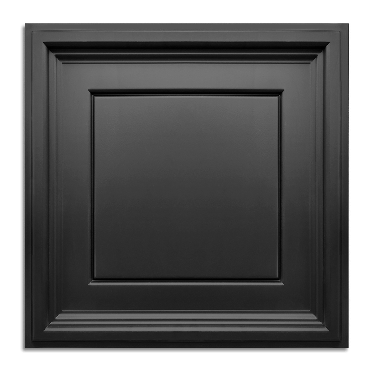 PVC ceiling tile 2 x 2 decorative in black color